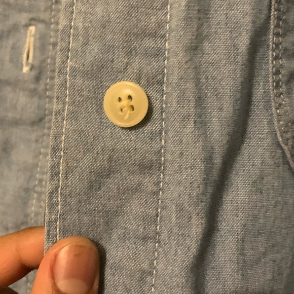 Eddie Bauer Vintage 90’s denim button down - Picture 7 of 8